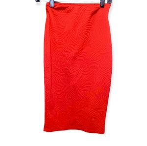 Red Pencil Skirt size small